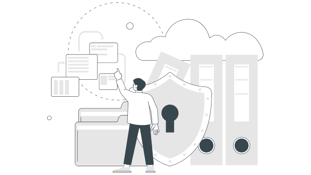 VPN Service Vactor Image